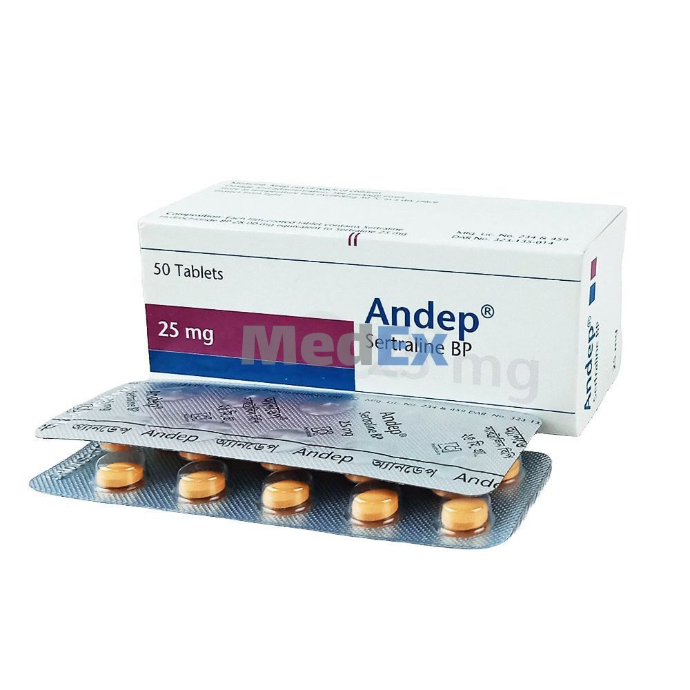Endep Tablet অ্যানডেপ ২৫ মি.গ্রা. ট্যাবলেট | Andep | 25 mg | Tablet | Healthcare ...