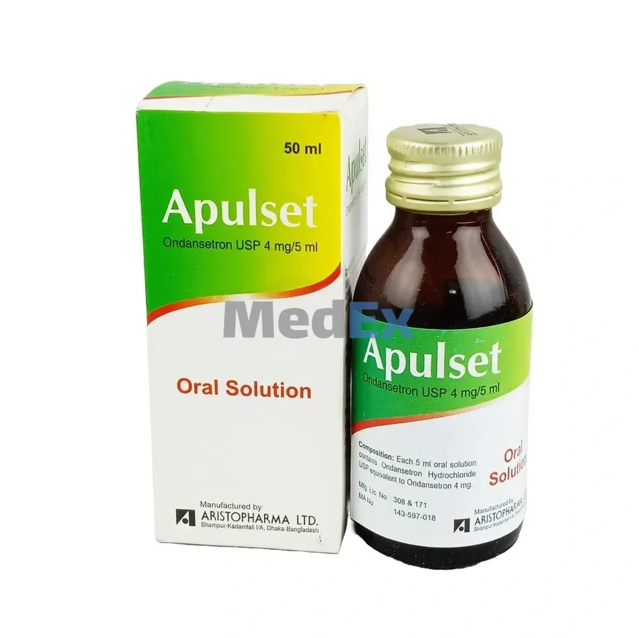 Pack Image of Apulset 4 mg/5 ml Oral Solution
