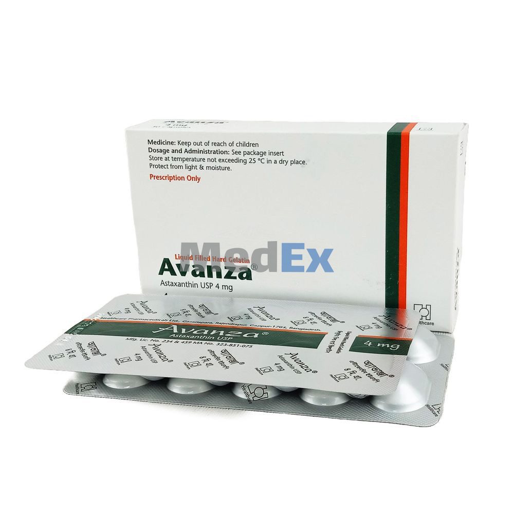 Pack Image of Avanza 4 mg Capsule
