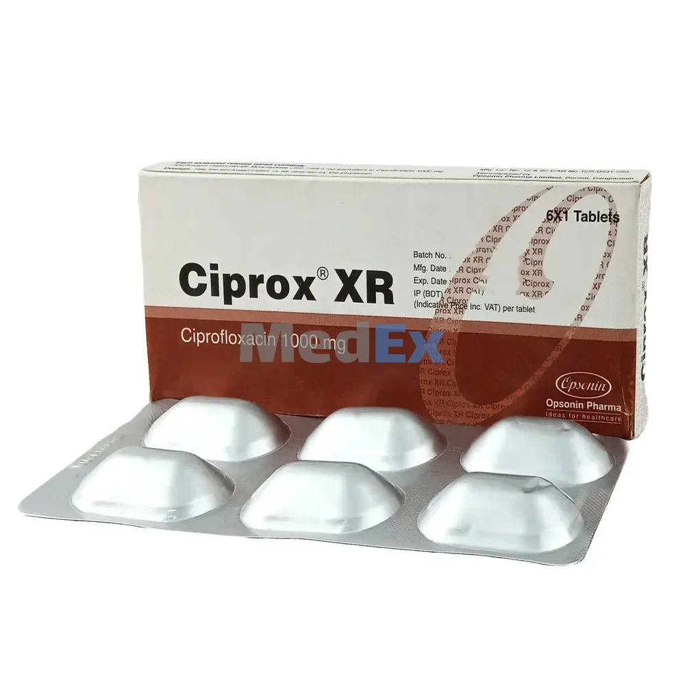 ciprofloxacin hcl 1000 mg