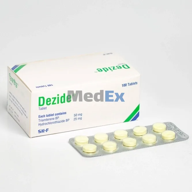 Pack Image of Pack Image: Dezide 50 mg+25 mg Tablet (10 x 10)