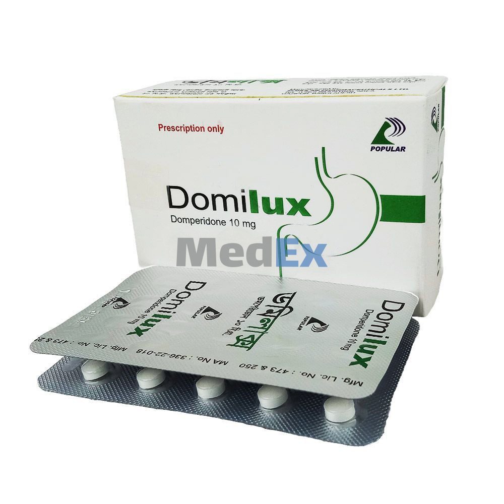 Domitab Domilux | 10 mg | Tablet | ডমিলাক্স ১০ মি.গ্রা. ট্যাবলেট | Popular ...