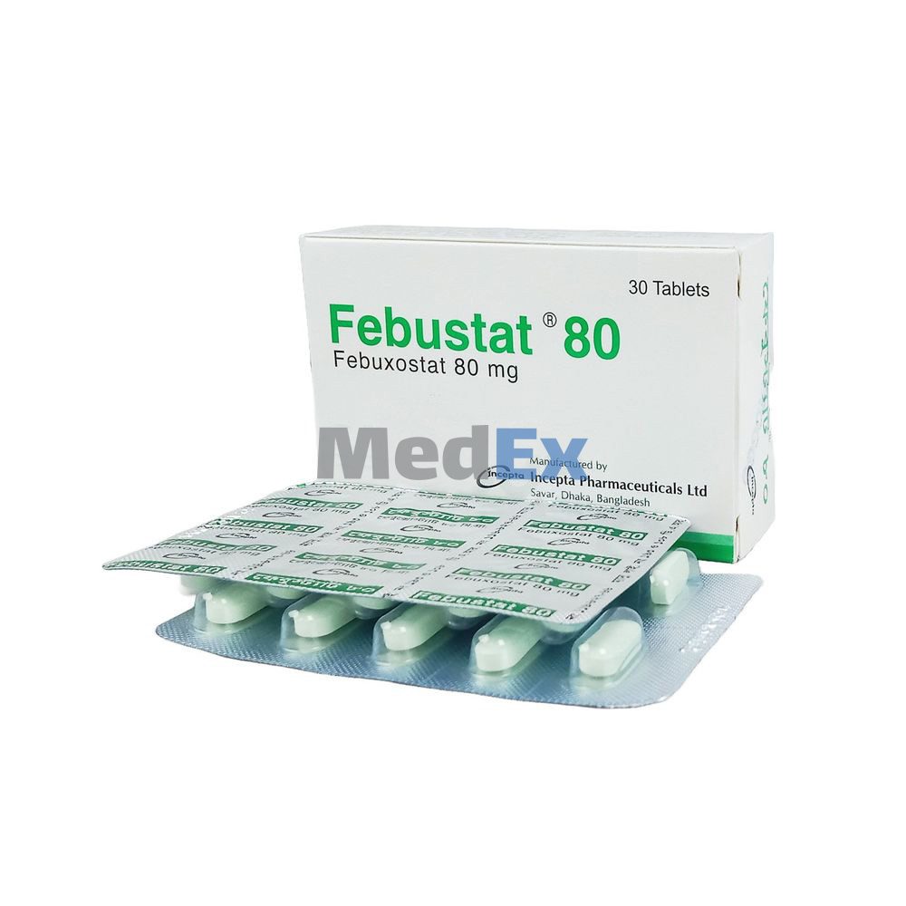 Pack Image of Febustat 80 mg Tablet