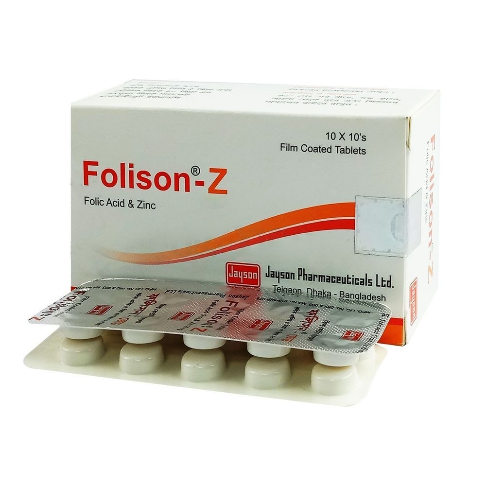 Pack Image of Folison-Z 5 mg Tablet