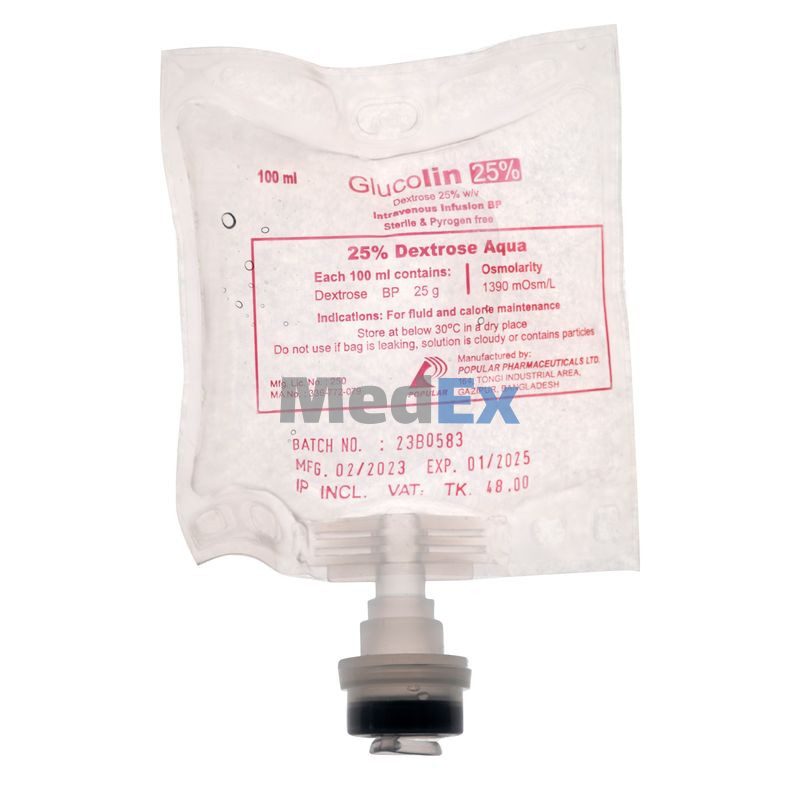 Glucolin | 25% | Injection | গ্লুকোলিন ২৫% ইঞ্জেকসন | Popular ...