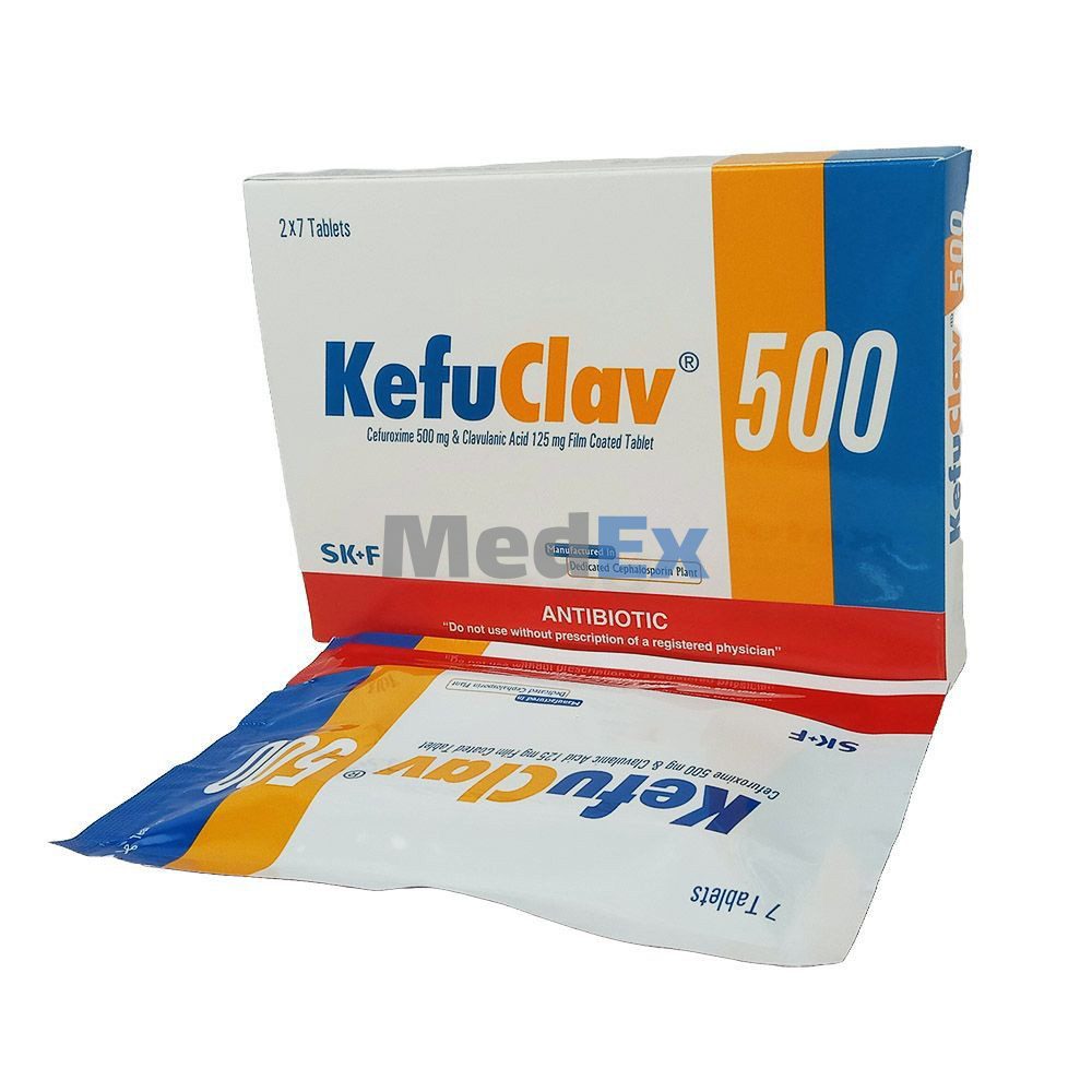 Kefuclav | 500 mg+125 mg | Tablet | কেফুক্ল্যাভ ৫০০ মি.গ্রা.+১২৫ মি ...