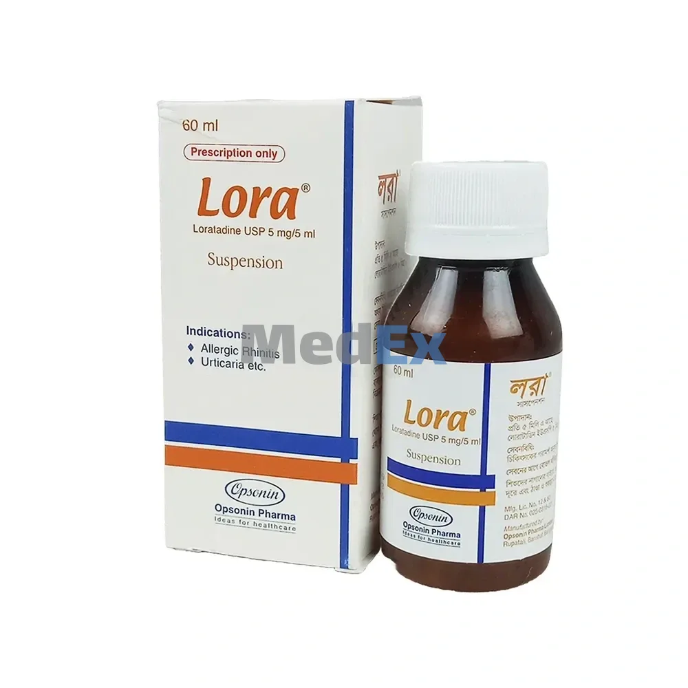 Pack Image of Lora 5 mg/5 ml Suspension