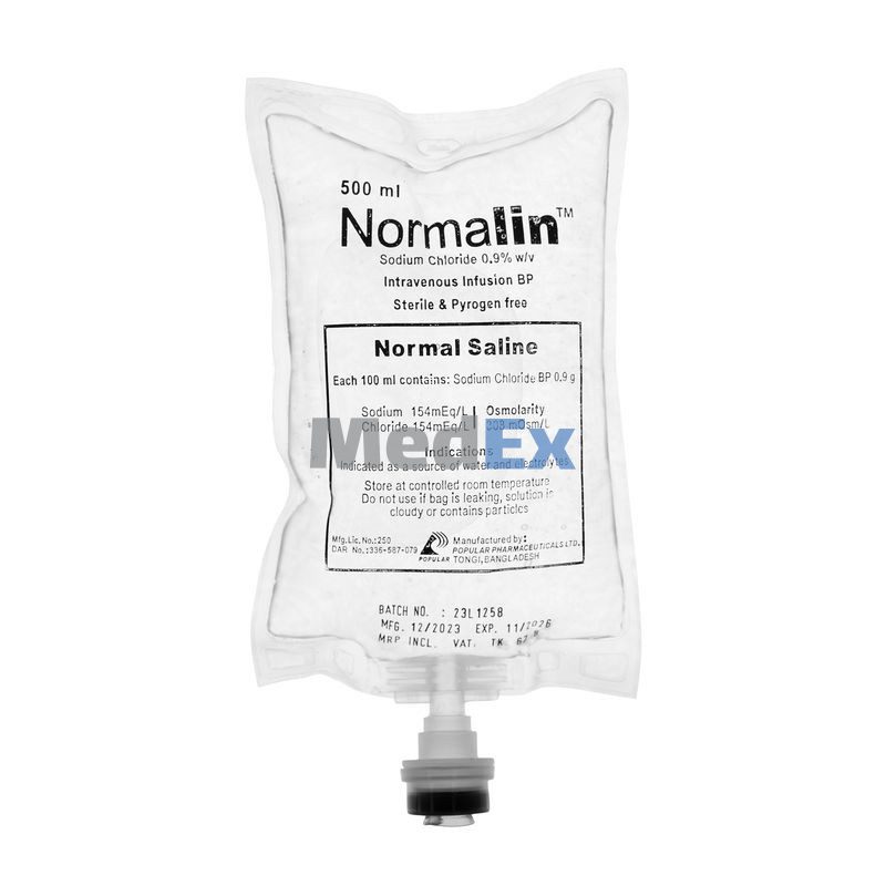 Normalin | 0.9% | Injection | নরমালিন ০.৯% ইঞ্জেকসন | Popular ...