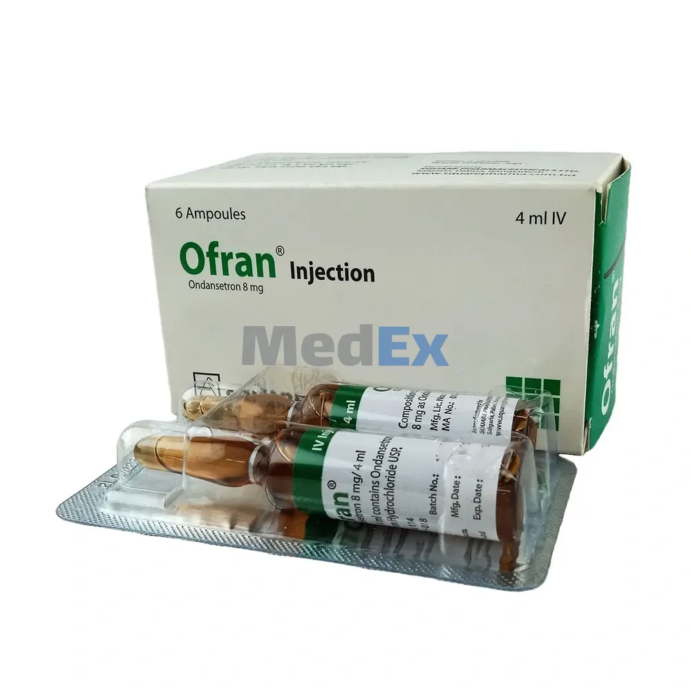 Pack Image of Ofran 8 mg/4 ml Injection