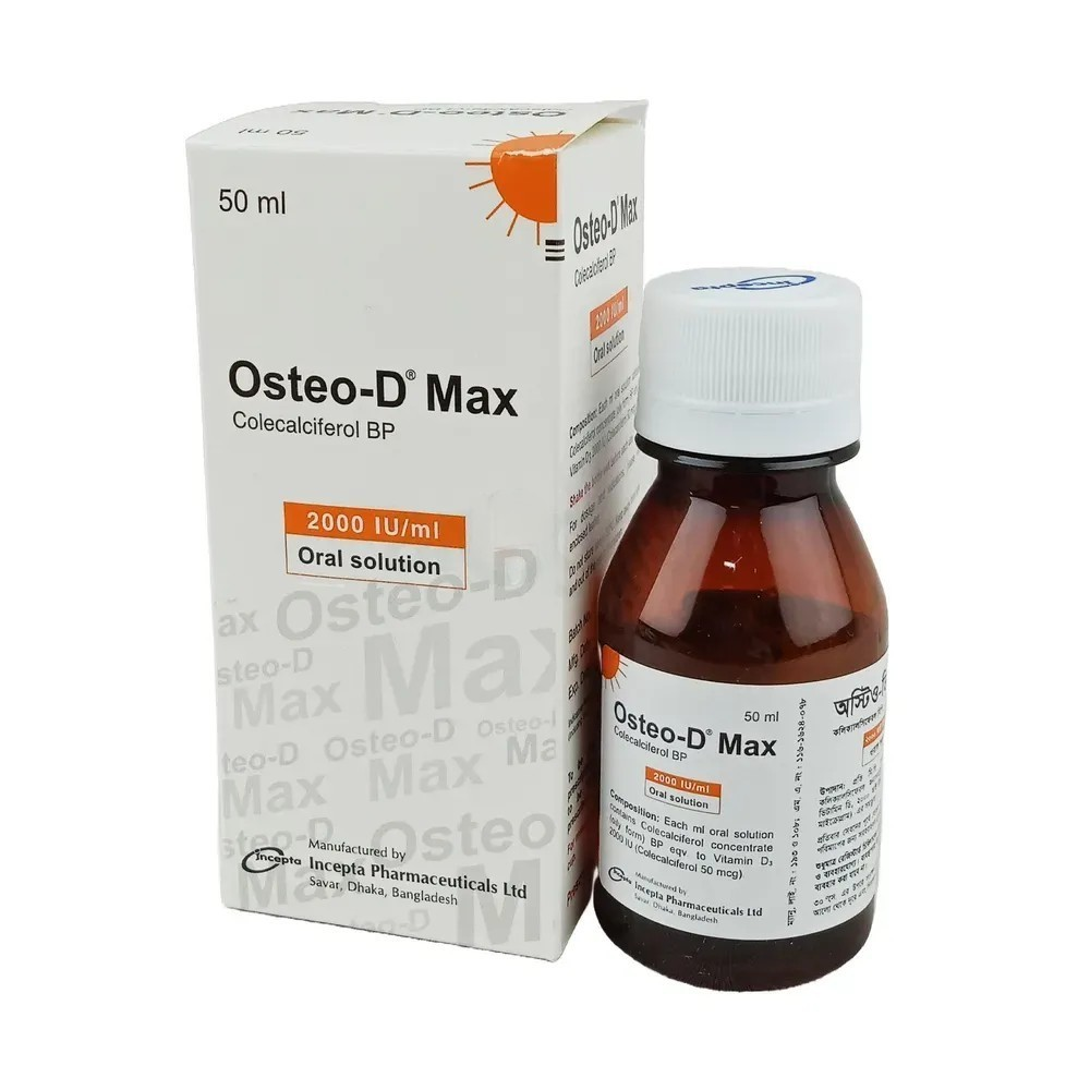 Pack Image of Osteo-D Max 2000 IU Oral Solution