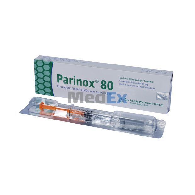 Parinox | 8000 Anti-Xa IU/0.8 ml | Injection | প্যারিনক্স ৮০০০ অ্যান্টি ...