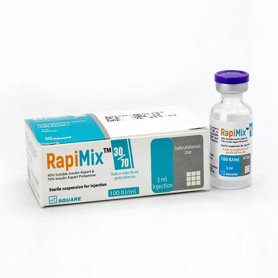 Pack Image of Pack Image: RapiMix 30% 70% Injection (3 ml vial)