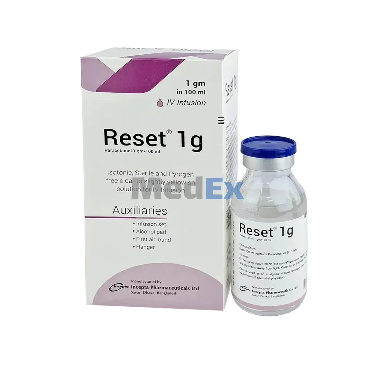 Reset | 10 mg/ml | Injection |   ../..  | Incepta  Pharmaceuticals Ltd. | Indications, Pharmacology, Dosage, Side Effects and  more | MedEx