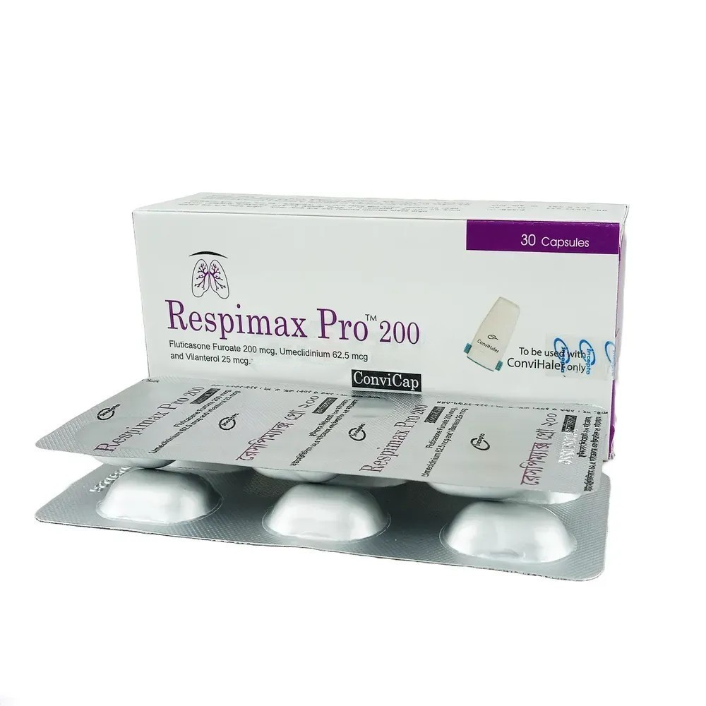 Pack Image of Respimax Pro 25 mcg Inhalation Capsule